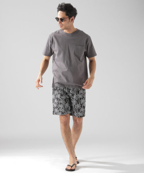 BAYFLOW（ベイフロー）の「USAコットンベーシッククルーS/S TEE（Tシャツ/カットソー・メンズ・ホワイト/チャコールグレー/ベージュ/ブルー・SMALL/MEDIUM/LARGE）」の21枚目の写真