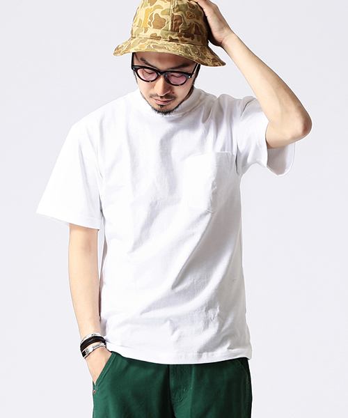 BEAMS（ビームス）の「○CAMBER / ポケットTEE（Tシャツ/カットソー・メンズ・ホワイト/ブラック/ネイビー・MEDIUM/SMALL）」の2枚目の写真
