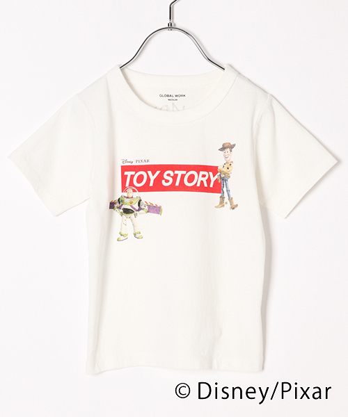 GLOBAL WORK(グローバルワーク)の「【キッズ】TOY STORY/プリントT/839766(Tシャツ/カットソー)」|ホワイト