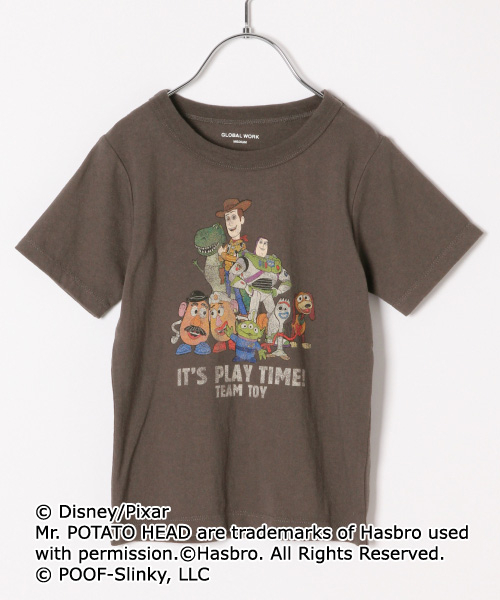 GLOBAL WORK（グローバルワーク）の「【キッズ】TOY STORY/プリントＴ/839766（Tシャツ/カットソー・キッズ・グレー/ホワイト/チャコールグレー・LARGE/MEDIUM/SMALL/X-LARGE/XX-LARGE）」の3枚目の写真