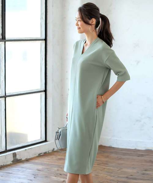 別注限定カラー Style サマーリラックスvネックワンピース ワンピース Style Deli スタイルデリ のファッション