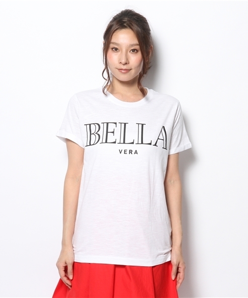 Droite lautreamont(ドロワットロートレアモン)の「【Happiness】BELLA Tシャツ(Tシャツ/カットソー・レディース・ホワイト・SMALL)」の2枚目の写真
