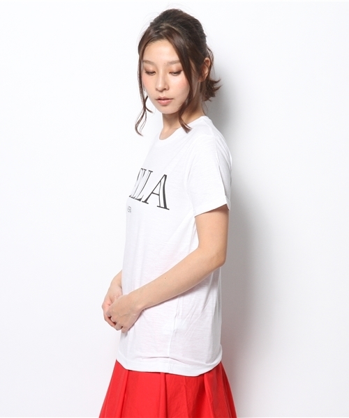Droite lautreamont(ドロワットロートレアモン)の「【Happiness】BELLA Tシャツ(Tシャツ/カットソー・レディース・ホワイト・SMALL)」の3枚目の写真