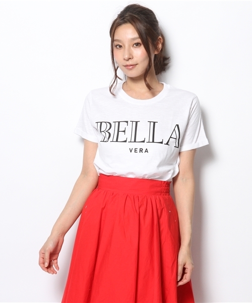 Droite lautreamont(ドロワットロートレアモン)の「【Happiness】BELLA Tシャツ(Tシャツ/カットソー・レディース・ホワイト・SMALL)」の5枚目の写真