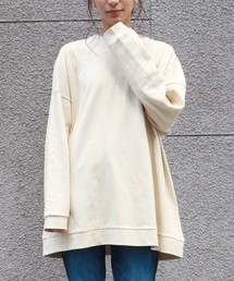 【HERCLOSET】コットンビッグシルエットロンT
