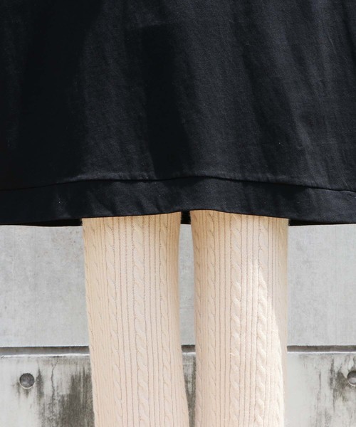 HER CLOSET(ハークローゼット)の「【HERCLOSET】コットンビッグシルエットロンT(Tシャツ/カットソー・レディース・チャコールグレー/ブラック/アイボリー/ベージュ/ブルー/ラベンダー/オフホワイト・M)」の14枚目の写真