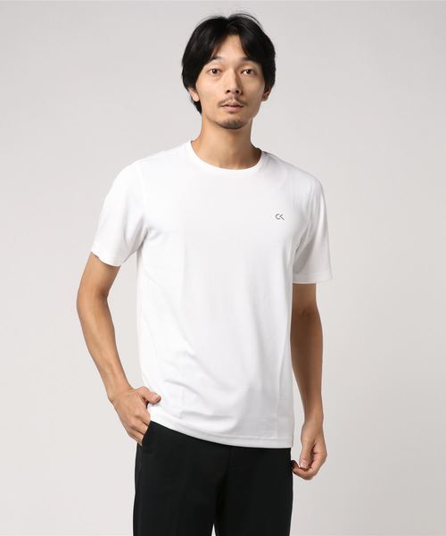 CALVIN KLEIN PERFORMANCE(カルバンクラインパフォーマンス)の「アクティブ アイコン ロゴ クルーネック 機能 Tシャツ(Tシャツ/カットソー・メンズ・ホワイト/ブラック/ネイビー・S/M/L/XL)」の2枚目の写真