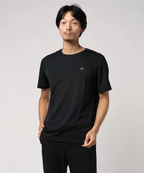 CALVIN KLEIN PERFORMANCE(カルバンクラインパフォーマンス)の「アクティブ アイコン ロゴ クルーネック 機能 Tシャツ(Tシャツ/カットソー・メンズ・ホワイト/ブラック/ネイビー・S/M/L/XL)」の3枚目の写真