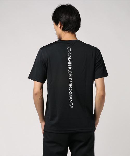 CALVIN KLEIN PERFORMANCE(カルバンクラインパフォーマンス)の「アクティブ アイコン ロゴ クルーネック 機能 Tシャツ(Tシャツ/カットソー・メンズ・ホワイト/ブラック/ネイビー・S/M/L/XL)」の5枚目の写真