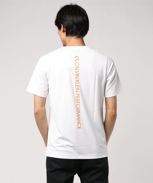 CALVIN KLEIN PERFORMANCE(カルバンクラインパフォーマンス)の「アクティブ アイコン ロゴ クルーネック 機能 Tシャツ(Tシャツ/カットソー・メンズ・ホワイト/ブラック/ネイビー・S/M/L/XL)」の7枚目の写真