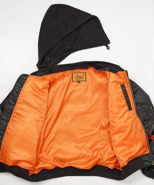 Mark Gonzales(マーク・ゴンザレス)の「Mark Gonzales DETACHABLE HOODED MA-1(HD)(MA-1・メンズ・ブラック/カーキ・M/L)」の11枚目の写真