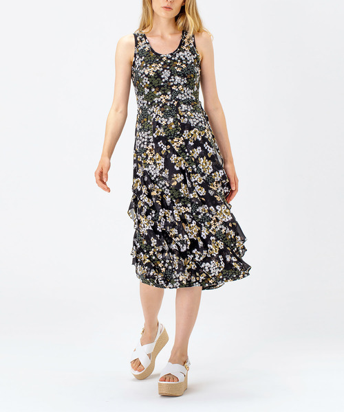 セール モッド グラム カスケード ドレス ワンピース Michael Kors マイケルコース のファッション通販 Zozotown