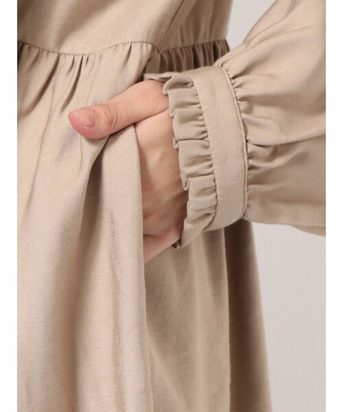 merry jenny(メリージェニー)の「チャイナボタンシャツワンピース(ワンピース・レディース・ライトブルー/ブラック/ベージュ/ピンク・FREE)」の10枚目の写真