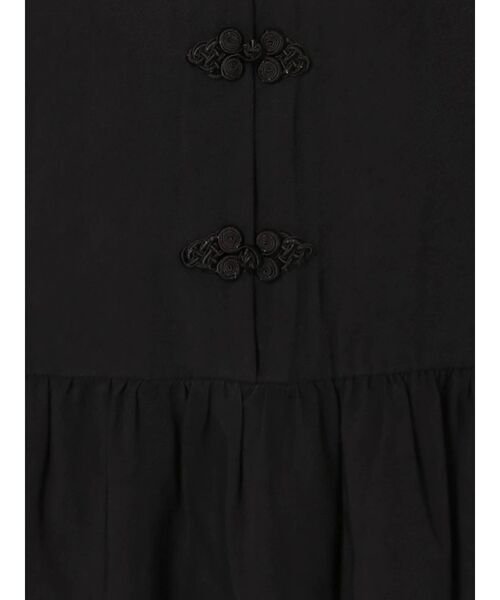 merry jenny(メリージェニー)の「チャイナボタンシャツワンピース(ワンピース・レディース・ライトブルー/ブラック/ベージュ/ピンク・FREE)」の12枚目の写真