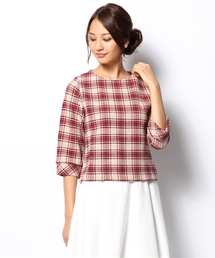 green label relaxing | GT BNTツイード 6SL PO CHKトップス(シャツ/ブラウス)