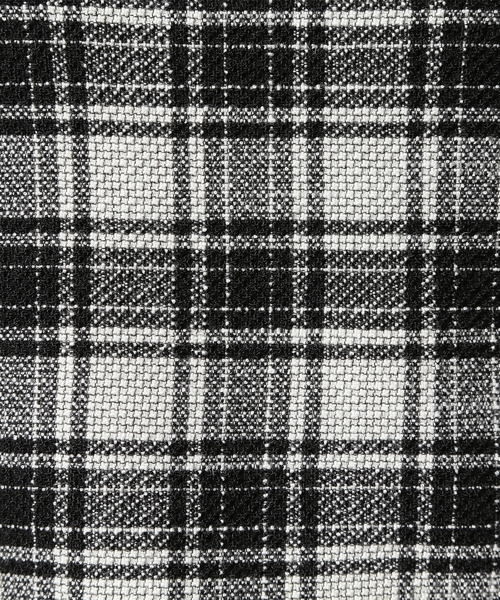 green label relaxing(グリーンレーベルリラクシング)の「GT BNTツイード 6SL PO CHKトップス ◆(シャツ/ブラウス・レディース・ブラック/ワインレッド・フリー)」の11枚目の写真