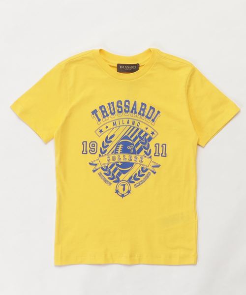 TRUSSARDI（トラサルディ）の「TRUSSARDI(トラサルディ)Kids & Junior プリントTシャツカットソー（Tシャツ/カットソー・キッズ・ホワイト/ブルー/イエロー/ブラック・8Y/10Y/6Y/14Y/16Y/12Y/4Y）」の4枚目の写真