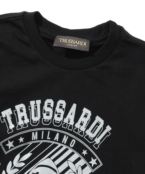 TRUSSARDI（トラサルディ）の「TRUSSARDI(トラサルディ)Kids & Junior プリントTシャツカットソー（Tシャツ/カットソー・キッズ・ホワイト/ブルー/イエロー/ブラック・8Y/10Y/6Y/14Y/16Y/12Y/4Y）」の8枚目の写真