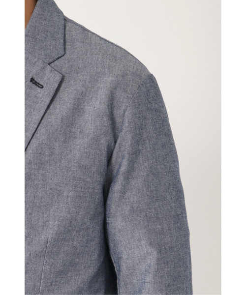 ikka（イッカ）の「【吸水速乾】COOLMAX オックスジャケット（テーラードジャケット・メンズ・ブラウン/ネイビー/ブルー・M/S/XL/L）」の9枚目の写真