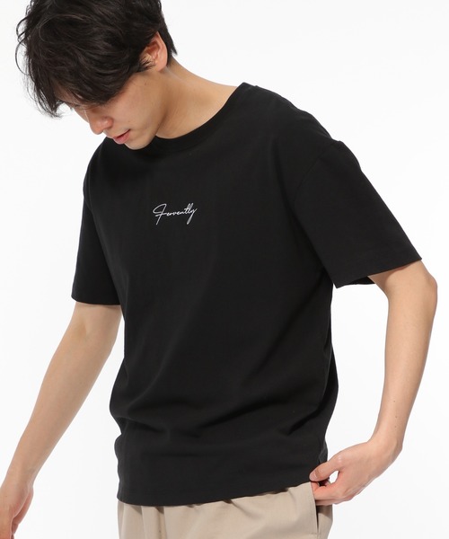 LAKOLE（ラコレ）の「USA筆記体プリントTシャツ / LAKOLE（Tシャツ/カットソー・メンズ・ホワイト/ブラック/ピンク/ライトブラウン・MEDIUM/LARGE）」の3枚目の写真