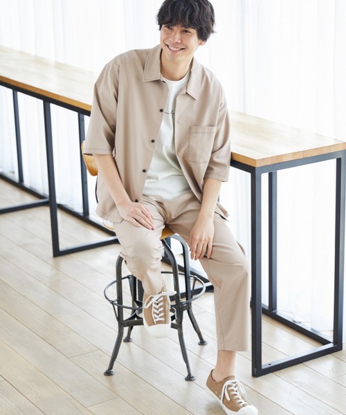 LAKOLE（ラコレ）の「USA筆記体プリントTシャツ / LAKOLE（Tシャツ/カットソー・メンズ・ホワイト/ブラック/ピンク/ライトブラウン・MEDIUM/LARGE）」の5枚目の写真