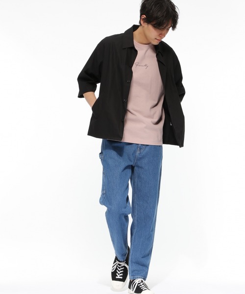 LAKOLE（ラコレ）の「USA筆記体プリントTシャツ / LAKOLE（Tシャツ/カットソー・メンズ・ホワイト/ブラック/ピンク/ライトブラウン・MEDIUM/LARGE）」の10枚目の写真