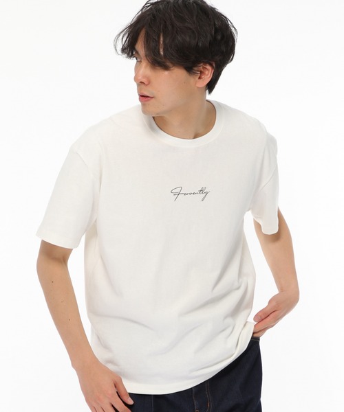 LAKOLE（ラコレ）の「USA筆記体プリントTシャツ / LAKOLE（Tシャツ/カットソー・メンズ・ホワイト/ブラック/ピンク/ライトブラウン・MEDIUM/LARGE）」の14枚目の写真