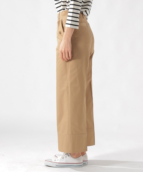 BAYFLOW(ベイフロー)の「ハイウエストワイドパンツ(その他パンツ・レディース・ベージュ/ネイビー・SMALL/MEDIUM)」の18枚目の写真