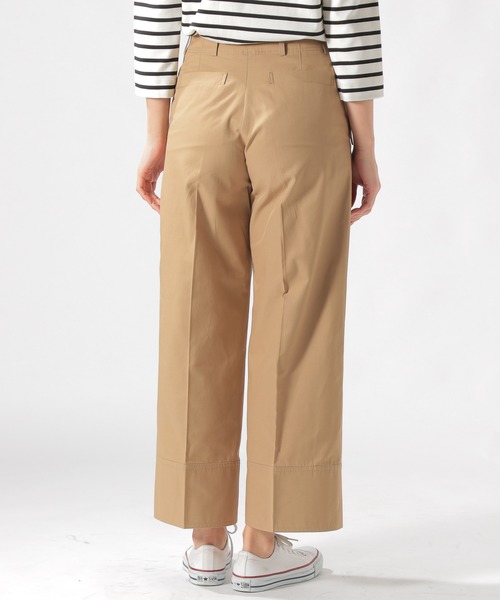 BAYFLOW(ベイフロー)の「ハイウエストワイドパンツ(その他パンツ・レディース・ベージュ/ネイビー・SMALL/MEDIUM)」の9枚目の写真