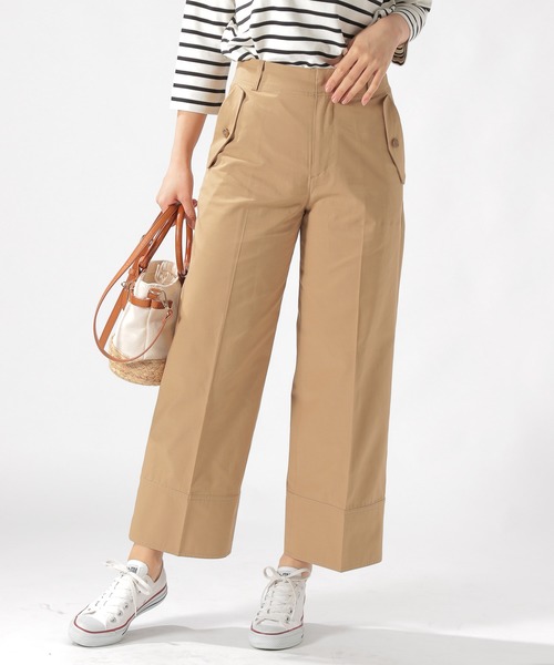 BAYFLOW(ベイフロー)の「ハイウエストワイドパンツ(その他パンツ・レディース・ベージュ/ネイビー・SMALL/MEDIUM)」の19枚目の写真