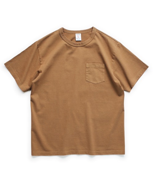 Denime（ドゥニーム）の「BASIC CUTSEW S/S PKT TEE（Tシャツ/カットソー・メンズ・スミクロ/ネイビー/ホワイト/ライトブラウン・LARGE/MEDIUM/SMALL/X-LARGE/X-SMALL）」の4枚目の写真
