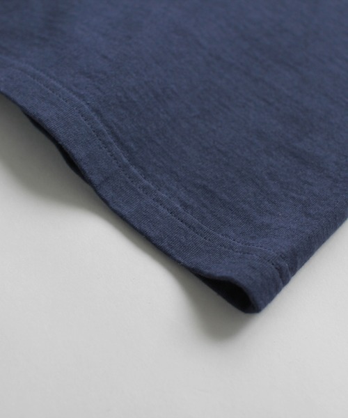 Denime（ドゥニーム）の「BASIC CUTSEW S/S PKT TEE（Tシャツ/カットソー・メンズ・スミクロ/ネイビー/ホワイト/ライトブラウン・LARGE/MEDIUM/SMALL/X-LARGE/X-SMALL）」の6枚目の写真
