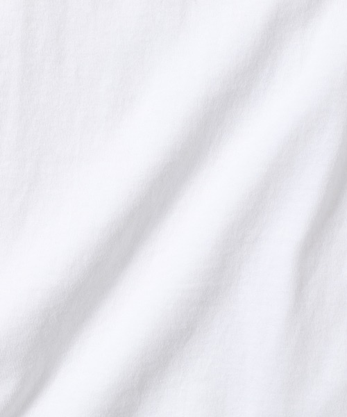 LAKOLE（ラコレ）の「ピグメントポケットクロップドTシャツ / LAKOLE（Tシャツ/カットソー・メンズ・ホワイト/ベージュ/パープル/チャコール・MEDIUM/LARGE）」の16枚目の写真