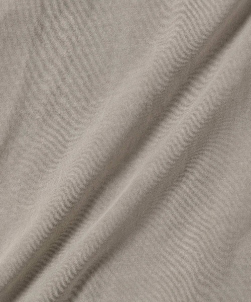 LAKOLE（ラコレ）の「ピグメントポケットクロップドTシャツ / LAKOLE（Tシャツ/カットソー・メンズ・ホワイト/ベージュ/パープル/チャコール・MEDIUM/LARGE）」の18枚目の写真