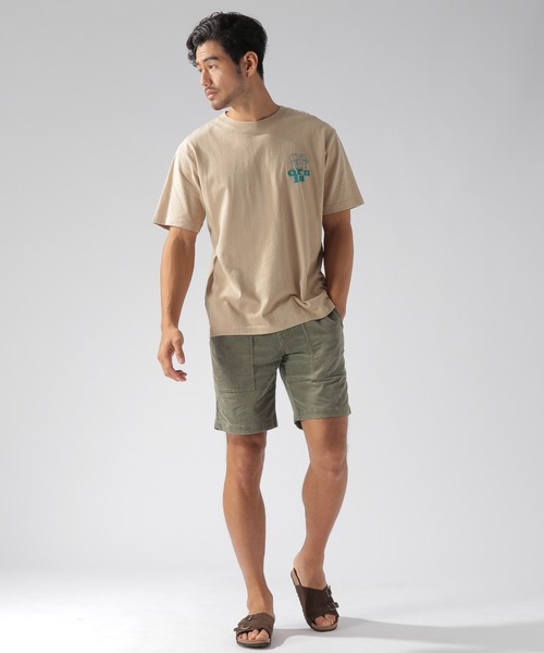 BAYFLOW（ベイフロー）の「USAコットングラフィックプリントTEE S/S（Tシャツ/カットソー・メンズ・ブラック/ベージュ/オフホワイト・SMALL/MEDIUM/LARGE）」の10枚目の写真