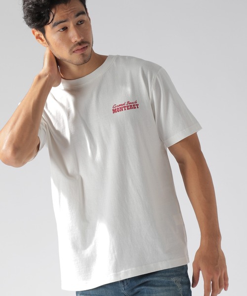 BAYFLOW（ベイフロー）の「USAコットングラフィックプリントTEE S/S（Tシャツ/カットソー・メンズ・ブラック/ベージュ/オフホワイト・SMALL/MEDIUM/LARGE）」の21枚目の写真