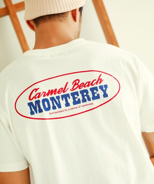 BAYFLOW（ベイフロー）の「USAコットングラフィックプリントTEE S/S（Tシャツ/カットソー・メンズ・ブラック/ベージュ/オフホワイト・SMALL/MEDIUM/LARGE）」の4枚目の写真