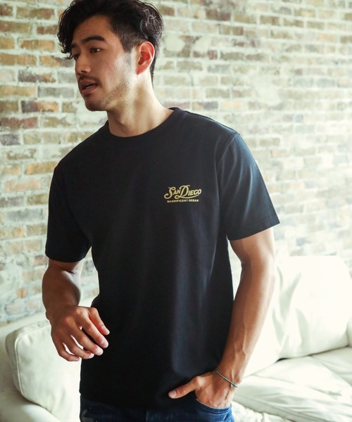 BAYFLOW（ベイフロー）の「USAコットングラフィックプリントTEE S/S（Tシャツ/カットソー・メンズ・ブラック/ベージュ/オフホワイト・SMALL/MEDIUM/LARGE）」の17枚目の写真