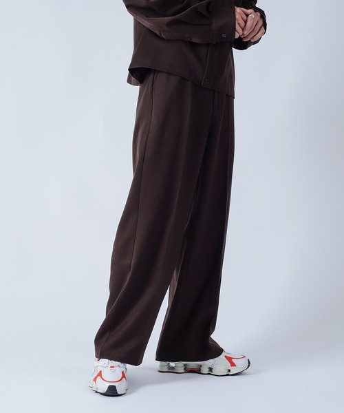 kutir(クティール)の「ワイドストレートパンツ(セットアップ着用可能)(その他パンツ・メンズ・ダークブラウン/ベージュ/ダークブルー・SMALL/MEDIUM/LARGE)」の13枚目の写真