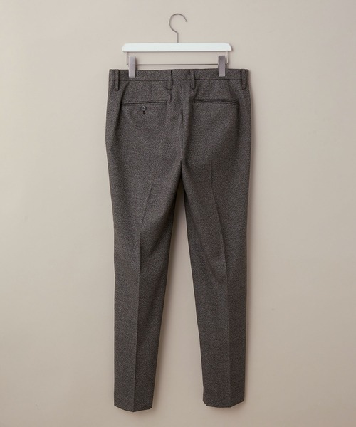 ADAM ET ROPE'（アダムエロペ）の「【CARREMAN】起毛 スリムテーパードスラックス/ブラッシュド/セットアップ対応（スラックス・メンズ・ダークブラウン・M/L/S）」の6枚目の写真