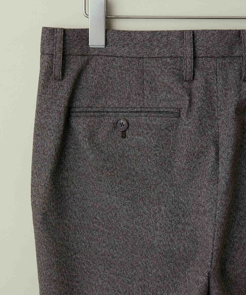 ADAM ET ROPE'（アダムエロペ）の「【CARREMAN】起毛 スリムテーパードスラックス/ブラッシュド/セットアップ対応（スラックス・メンズ・ダークブラウン・M/L/S）」の7枚目の写真