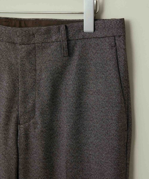 ADAM ET ROPE'（アダムエロペ）の「【CARREMAN】起毛 スリムテーパードスラックス/ブラッシュド/セットアップ対応（スラックス・メンズ・ダークブラウン・M/L/S）」の5枚目の写真