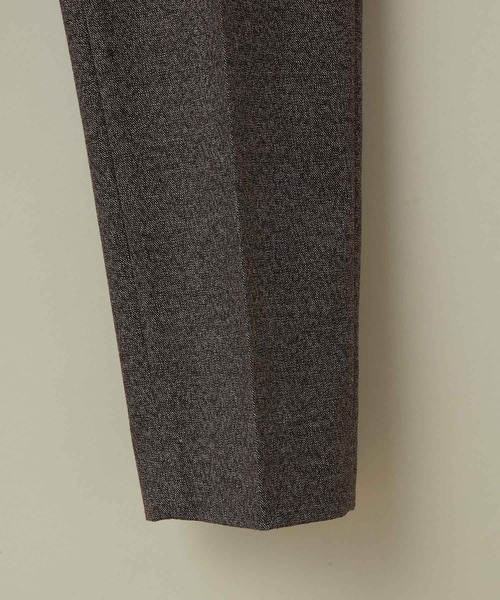 ADAM ET ROPE'（アダムエロペ）の「【CARREMAN】起毛 スリムテーパードスラックス/ブラッシュド/セットアップ対応（スラックス・メンズ・ダークブラウン・M/L/S）」の8枚目の写真