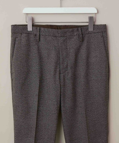 ADAM ET ROPE'（アダムエロペ）の「【CARREMAN】起毛 スリムテーパードスラックス/ブラッシュド/セットアップ対応（スラックス・メンズ・ダークブラウン・M/L/S）」の4枚目の写真