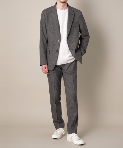 ADAM ET ROPE'（アダムエロペ）の「【CARREMAN】起毛 スリムテーパードスラックス/ブラッシュド/セットアップ対応（スラックス・メンズ・ダークブラウン・M/L/S）」の10枚目の写真