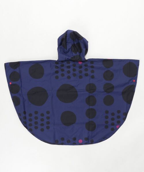 392 plusm（サンキューニプリュスエム）の「"maru" rain poncho kids M（レインコート/ポンチョ・キッズ・カーキ/ネイビー/イエロー/レッド・M）」の5枚目の写真