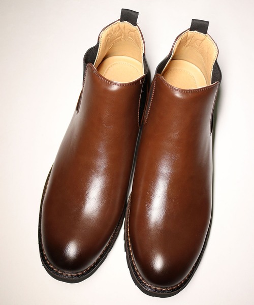 【セール】AAA+ サイドゴアショートブーツ（ブーツ）｜AAA+（サンエープラス）