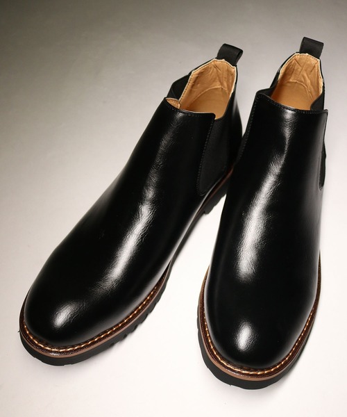 【セール】AAA+ サイドゴアショートブーツ（ブーツ）｜AAA+（サンエープラス）