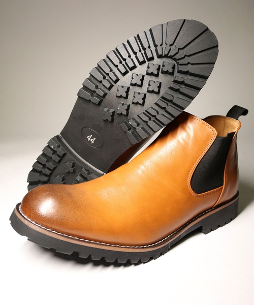 【セール】AAA+ サイドゴアショートブーツ（ブーツ）｜AAA+（サンエープラス）