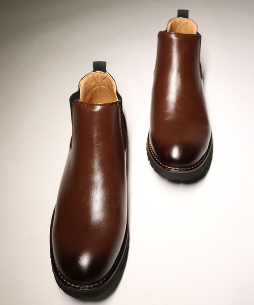 【セール】AAA+ サイドゴアショートブーツ（ブーツ）｜AAA+（サンエープラス）